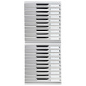 MULTIDRAWER SYSTEM /10 x 26 mm light gre/ Pc.