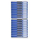 MULTIDRAWER SYSTEM /10 x 26 mm light gre/ Pc.