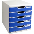 MULTIDRAWER SYSTEM /5 x 54 mm light grey/blue/ Pc.