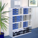 MULTIDRAWER SYSTEM /5 x 54 mm light grey/blue/ Pc.