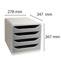 Module de classement Big Box 4 tiroirs Office/ Pce