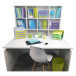 Letter tray MIDI-COMBO turquoise tr glos/ Pc.