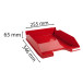 Letter Tray MIDI-COMBO glossy iceblue/ Pc.