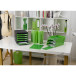 Tijdschriftenh. THE-MAGAZINE groen trans/ St.