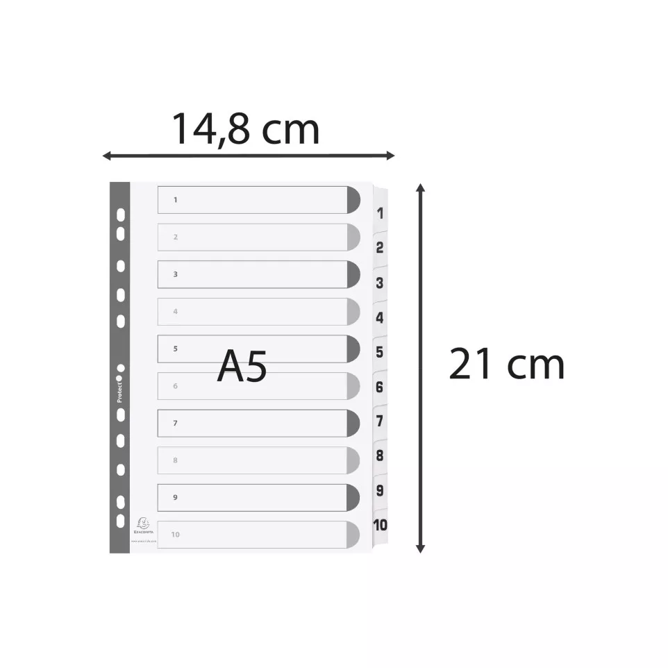 Intercal.carte blanc-he A5 10 Pos....