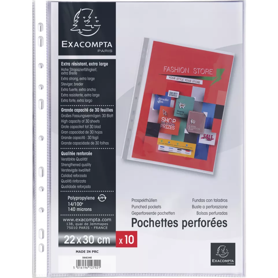 Pk 10 Geperf.tas PP PREMIUM A4+-/ St.