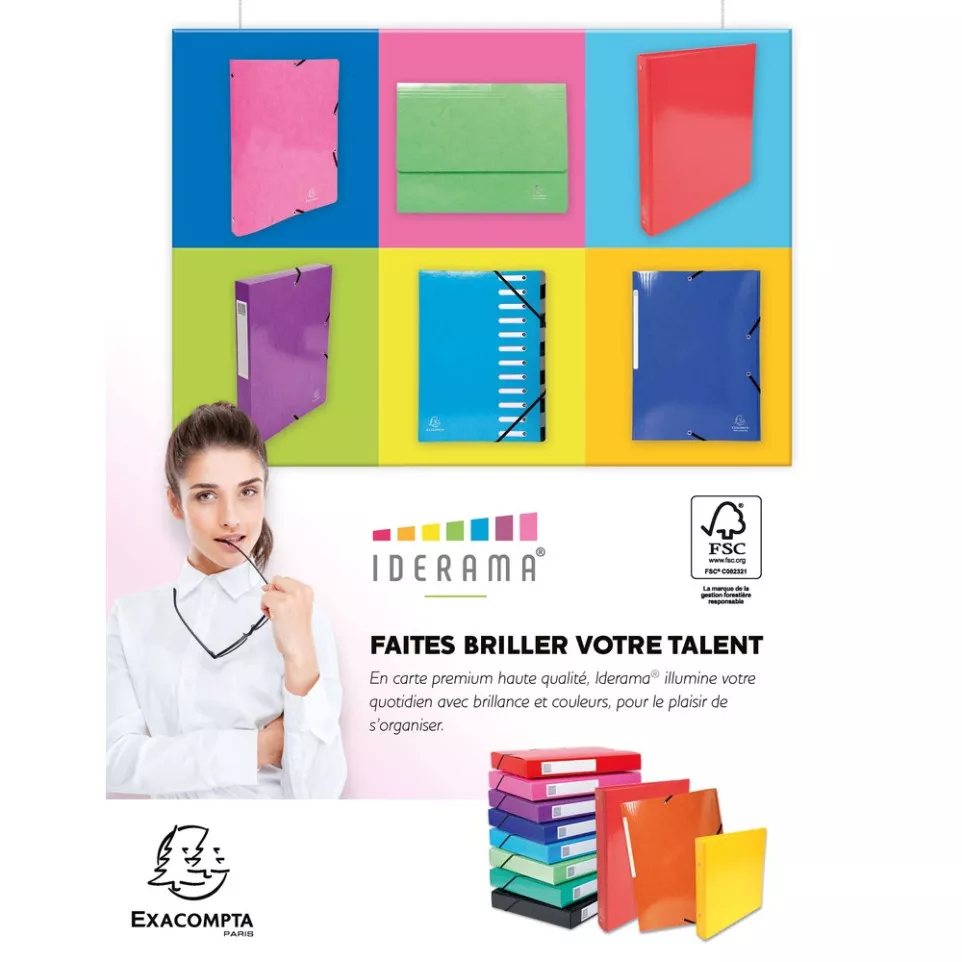 Chemise poche Iderama® 265g A4/ Pce