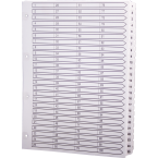 Dividers A4 White Mylar...