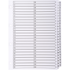 Div Mylar Dividers A4 White...