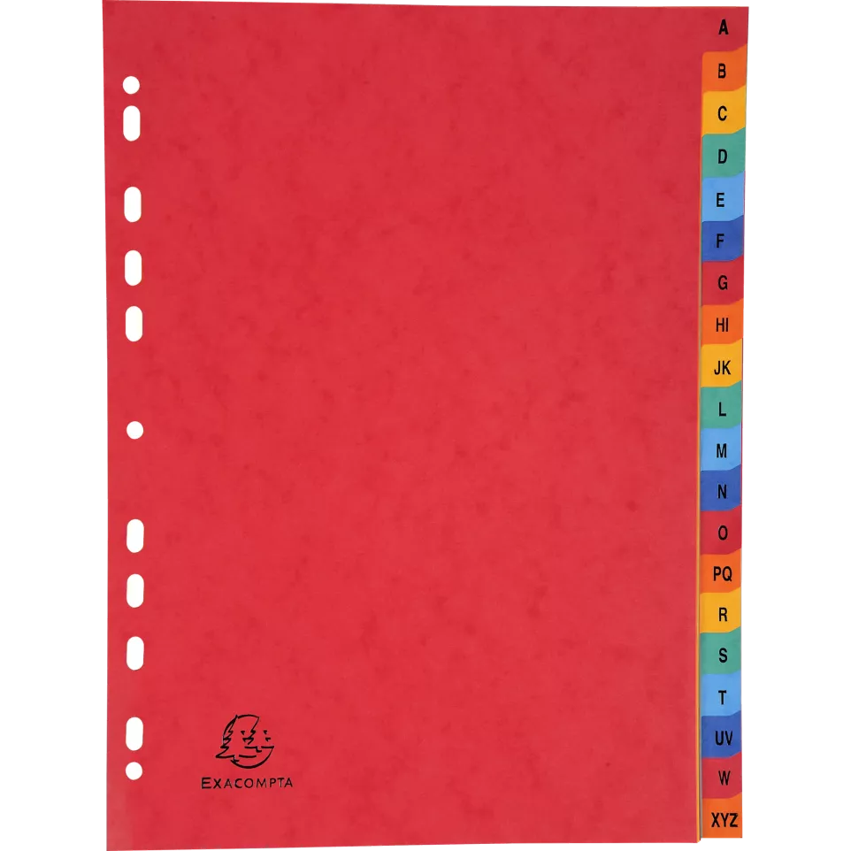 Intercalaires carte lustrée avec...