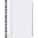 Div Mylar Dividers A4 White 1-31/ Pc.