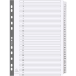 Div Mylar Dividers A4 White 1-31/ Pc.