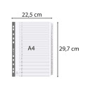 Intercalaires imprimés à touches plastifiées - 31 touches 1 à 31 - A4/ Pce