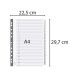 Div Mylar Dividers A4 White 1-31/ Pc.