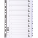 Div Mylar Dividers A4 White 1-15/ Pc.