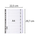 Div Mylar Dividers A4 White 1-15/ Pc.