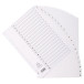 Tabbladen karton 160g A4 A-Z wit-/ St.