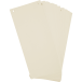 Paquet 100 fiches intercalaires horizontales unies perforées - 105x240mm/ Pce