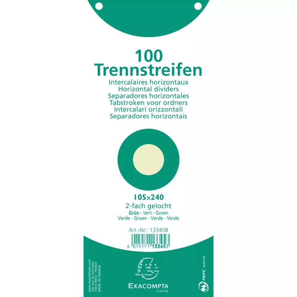 Paquet 100 fiches intercalaires...