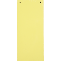 Paquet 100 fiches intercalaires horizontales unies perforées - 105x240mm/ Pce