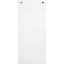 Paquet 100 fiches intercalaires horizontales unies perforées - 105x240mm/ Pce