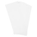 Paquet 100 fiches intercalaires horizontales unies perforées - 105x240mm/ Pce