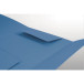 Map met kleppen recycled A4 blauw-/ St.