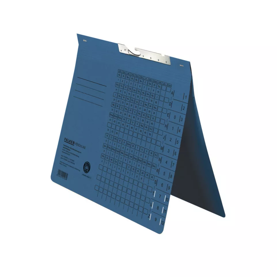 Pendelmap A4 2 HL perfo blauw-/ St.