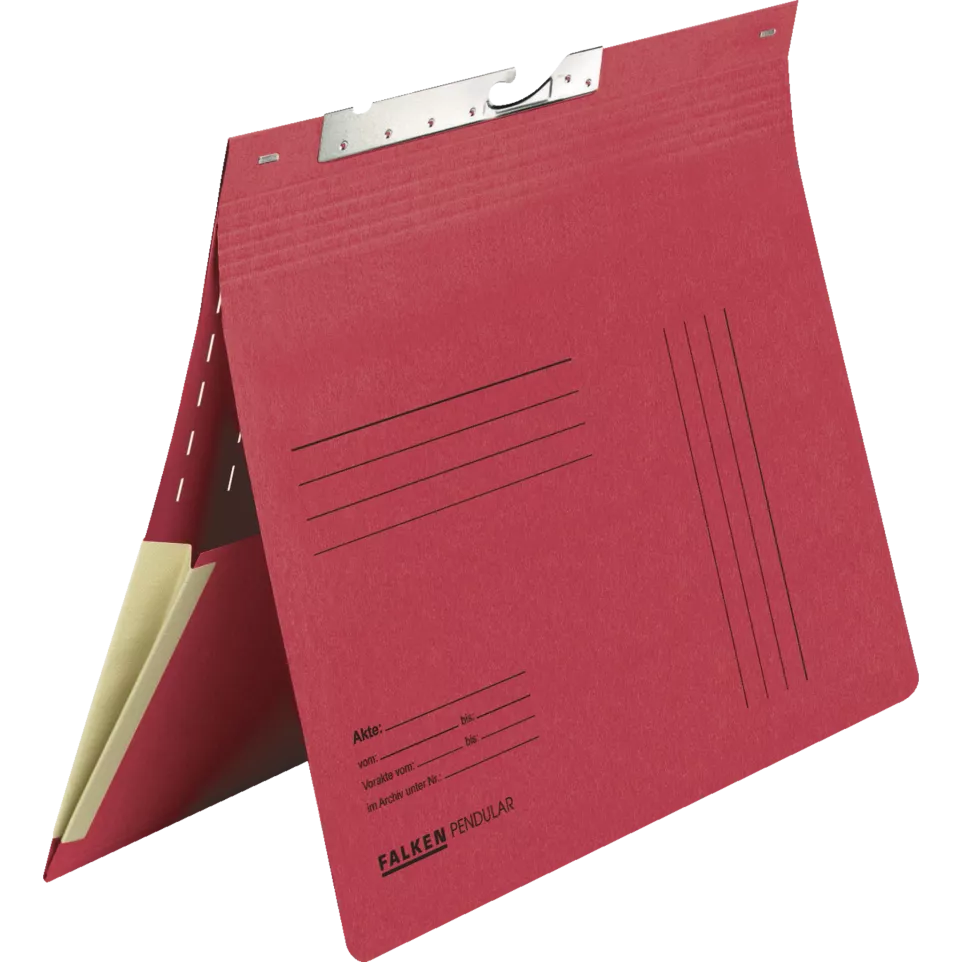 Pendelmap A4 KH/DT rood-/ St.