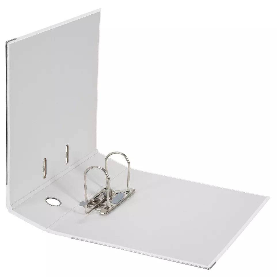 PP ordner A4 8cm Vegan wit-/ St.