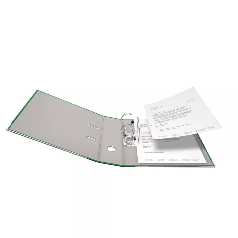 PP ordner A4 8cm Vegan groen-/ St.