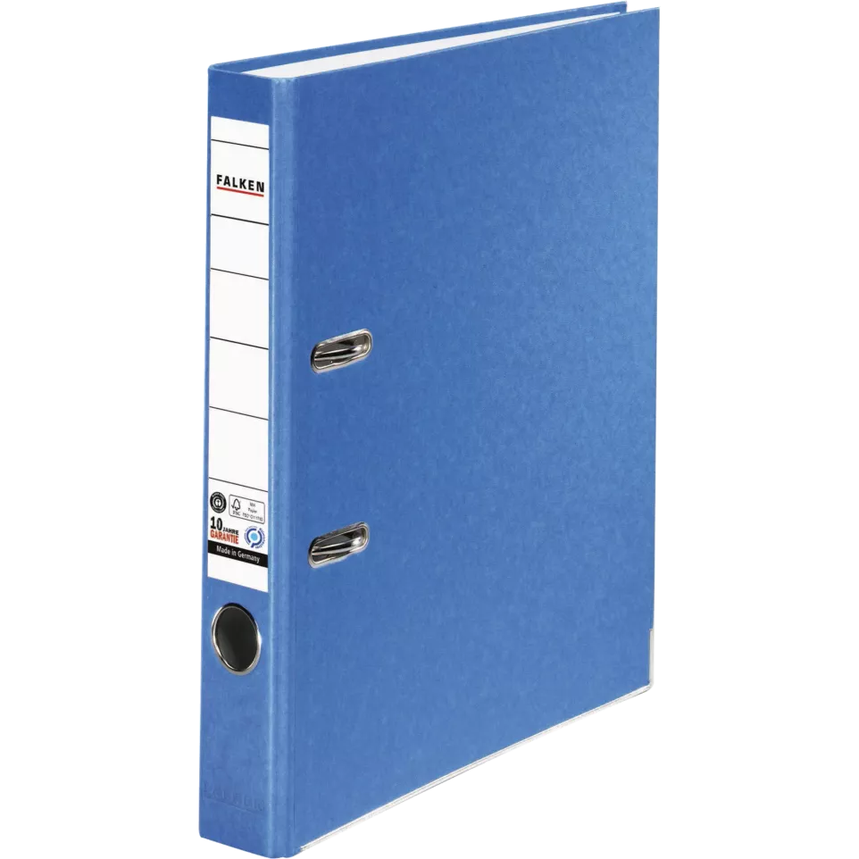 Ordner Recycolor A4 5cm blauw-/ St.