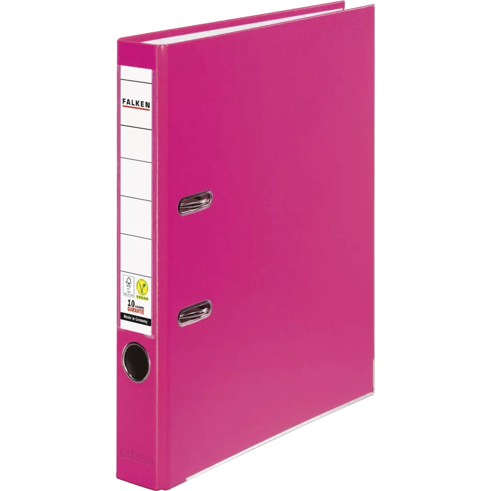 PP ordner A4 5cm Vegan roze-/ St.