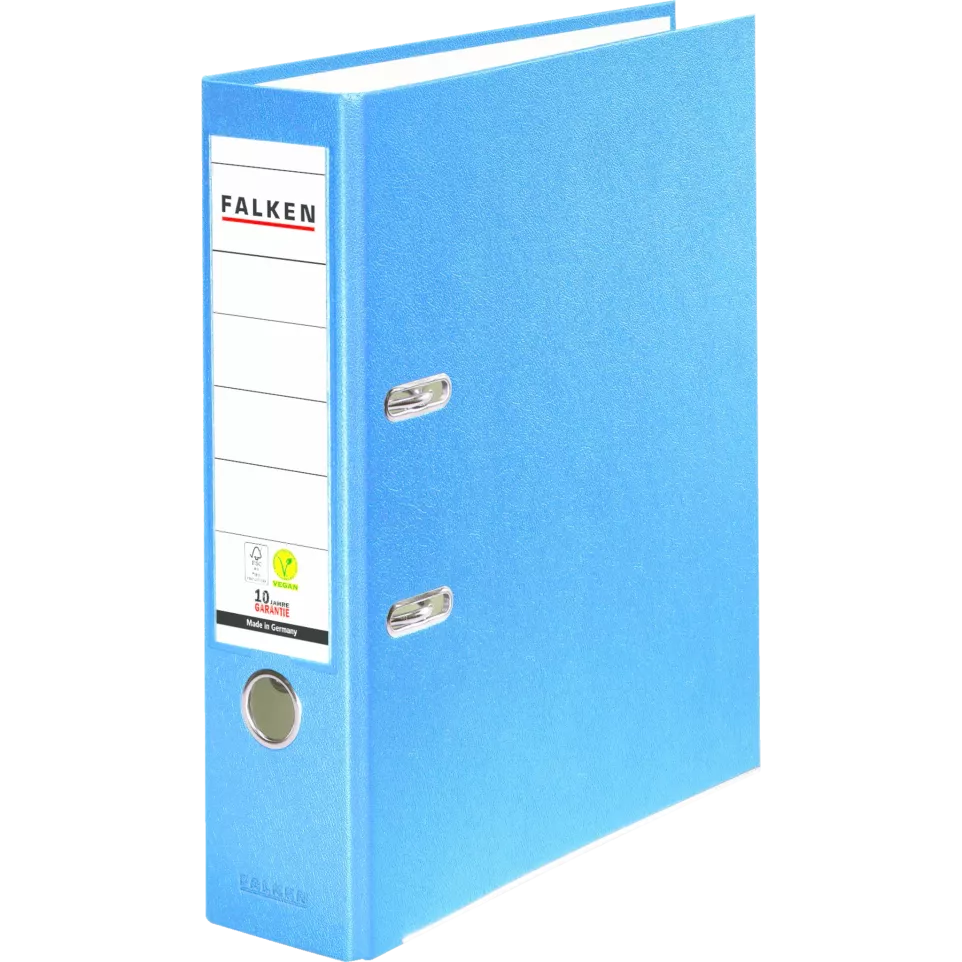 PP ordner A4 8cm Vegan lichtblauw-/ St.