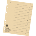 Intercalaires en carte recyclée - Paquet de 100/ Pce