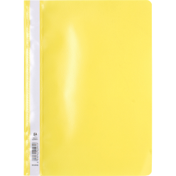 Snelhechtmappen stan-daard PP A4 geel/ St.
