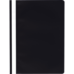 Snelhechtmappen stan-daard PP A4 zwart/ St.