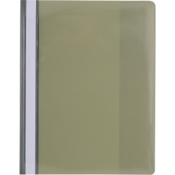 Snelhechtmappen Prem-ium PVC A4 grijs/ St.