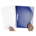 Snelhechtmappen Prem-ium PVC A4 blauw/ St.