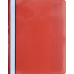 Snelhechtmappen Premium PVC A4 rood-/ St.