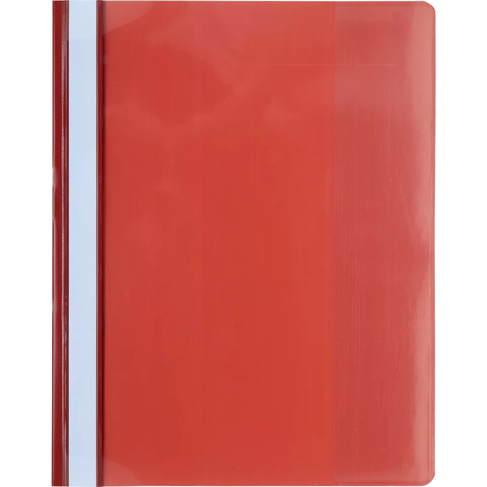 Snelhechtmappen Premium PVC A4 rood-/...
