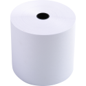 Bobine pour tickets de caisse 76x80 mm - 1 pli offset extra-blanc 60g/m2./ Pce