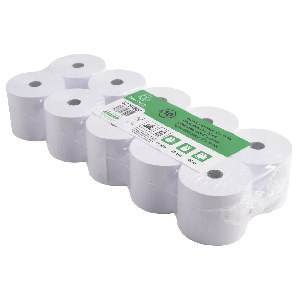 Rol 1 voud offset 60g 57x70x12-/ St.