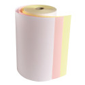 Exacompta Ref: 52123E - 210 x 120mm, 57gsm Telex Paper Rolls, For Telex Teleprinter Machines, 3-Ply Self Copy Chemical Paper, 25