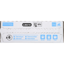 Exacompta Ref: 43821E - 80 x 70mm, 48gsm Thermal Paper Receipt Till Rolls, For Cash Registers, Tills, EPOS, POS Terminal Card Pa