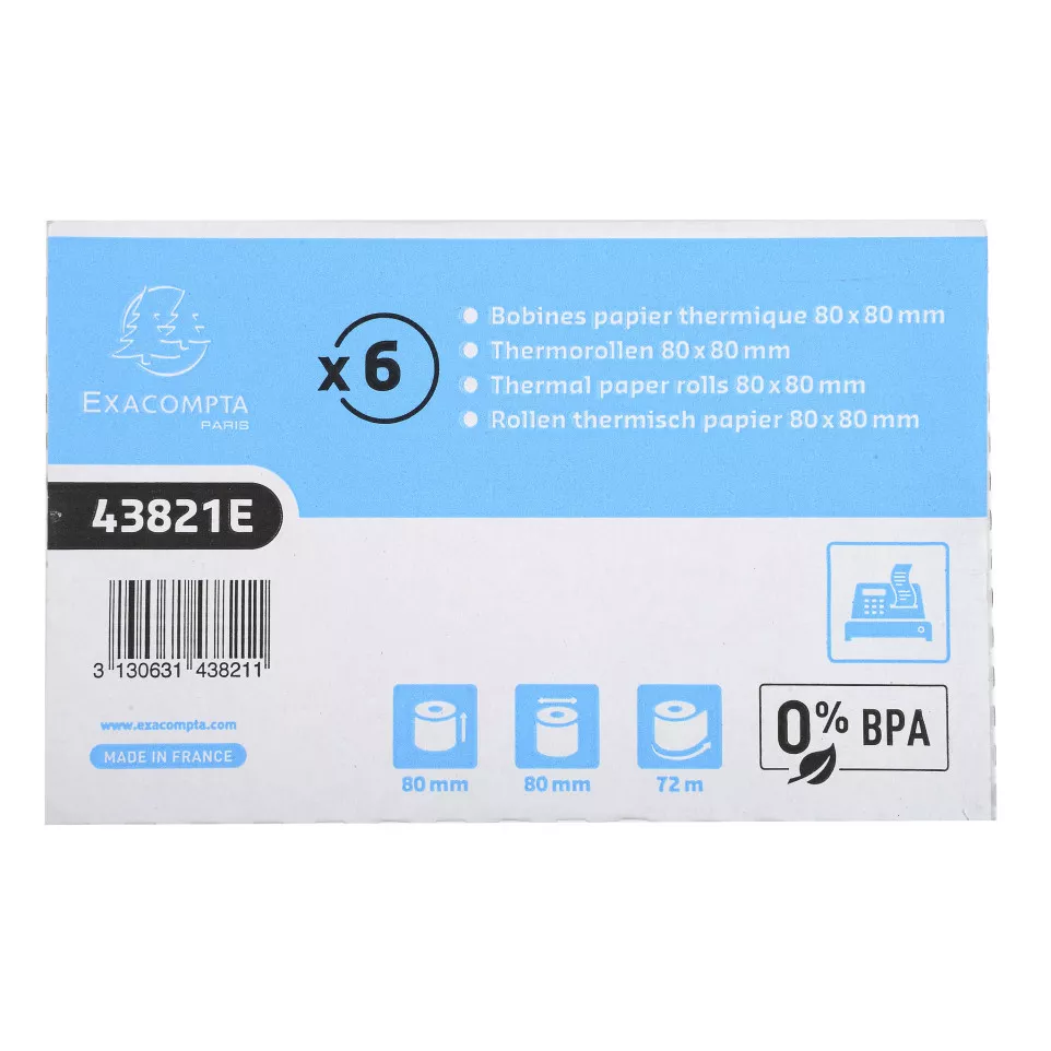 Exacompta Ref: 43821E - 80 x 70mm,...