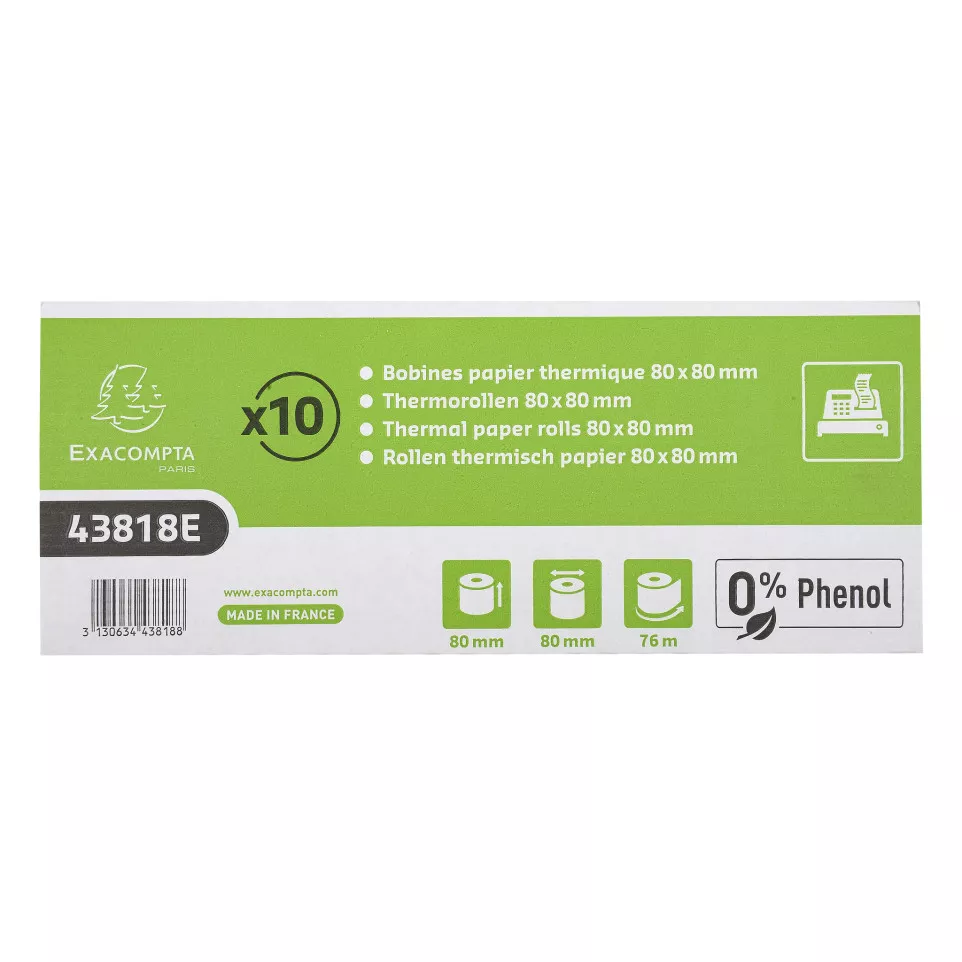 Exacompta Ref: 43818E - 80 x 72mm,...