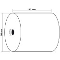 Exacompta Ref: 43706E - 80 x 70mm, 48gsm Thermal Paper Receipt Till Rolls, For Cash Registers, Tills, EPOS, POS Terminal Card Pa