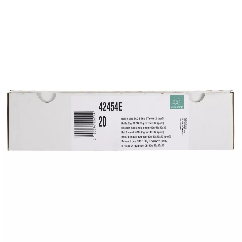 Exacompta Ref: 42454E - 57 x 40mm,...
