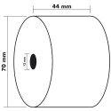 Bobine pour tickets de caisse 44x70mm - 60m - 1 pli thermique 55g/m2./ Pce